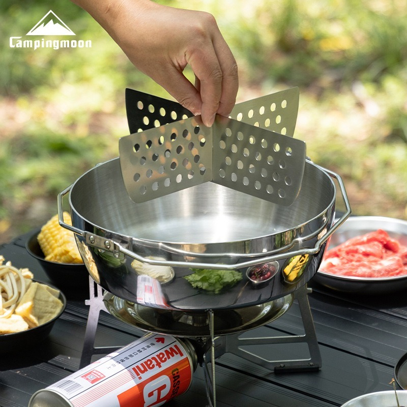 Camping Cooking Range - CAMPINGMOON CC-26-NP Cross-Sectional Pot Grid, Detachable