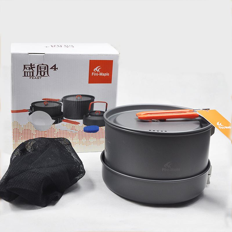 Camping Cooking Set For 4 - Fire Maple 4-5 Person Cookware Set,