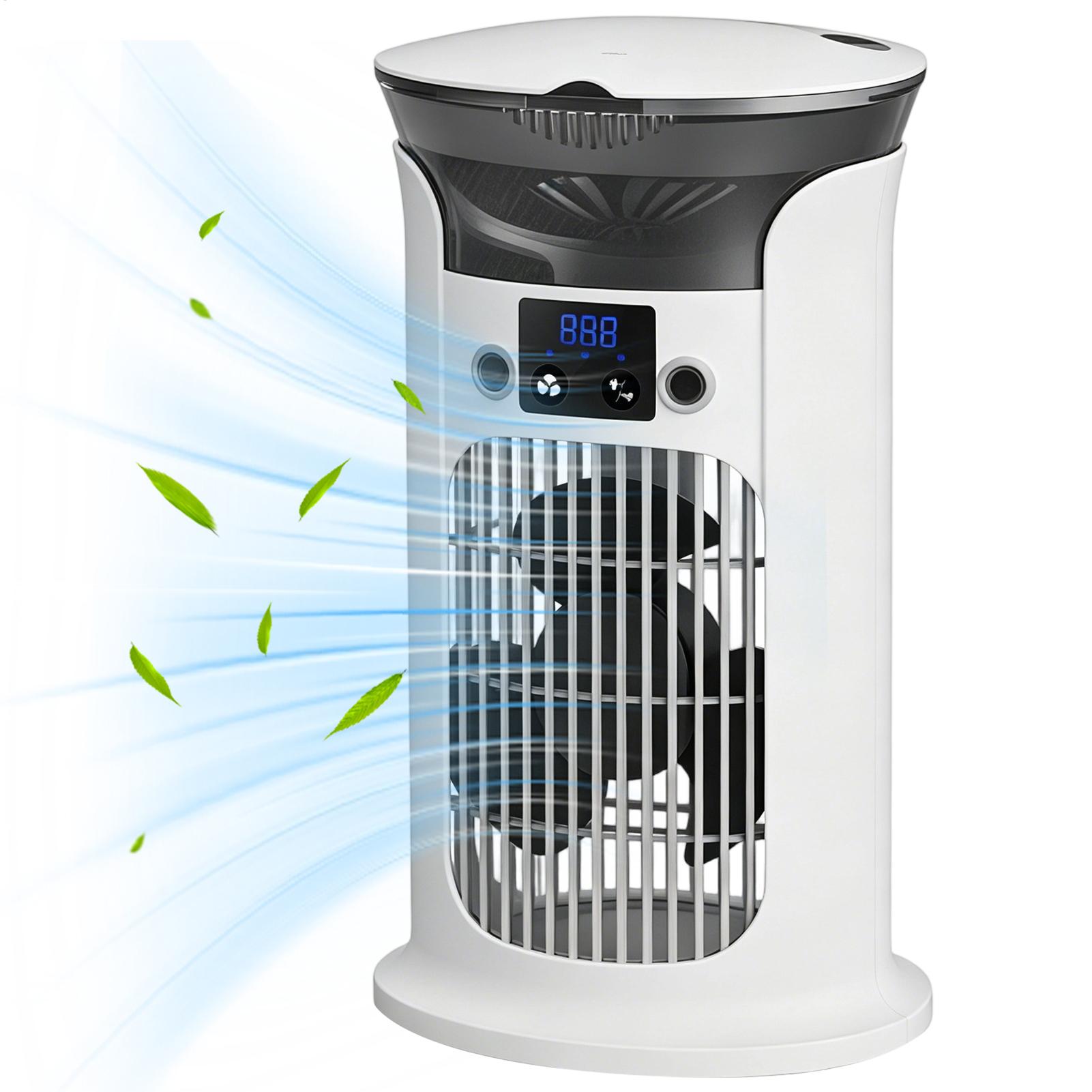 Camping Cooking Kitchen - Portable Adjustable Standing Desk Fan with