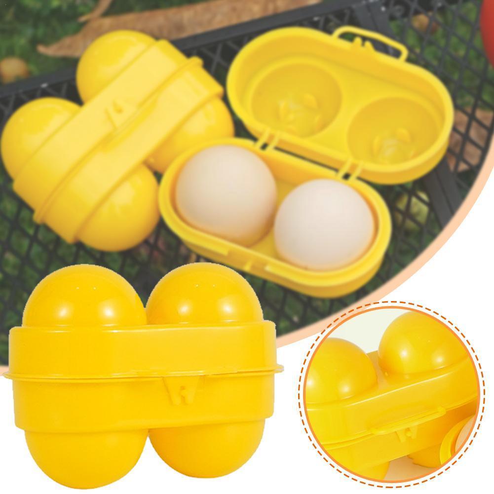 Camping Cooking Range - 2 Grid Egg Storage Box Container