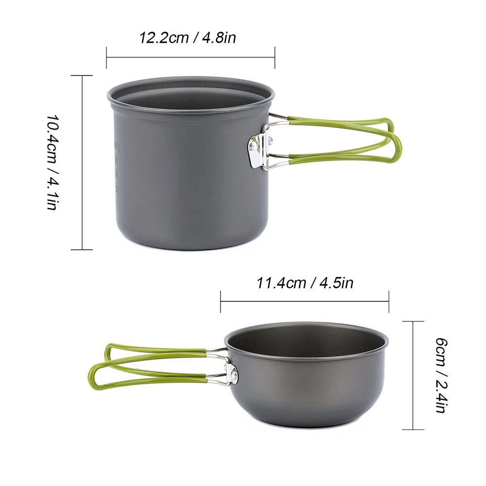 Camping Cookware Mess Kit Ultr - Camping Cooking Mess Kit recension och pris