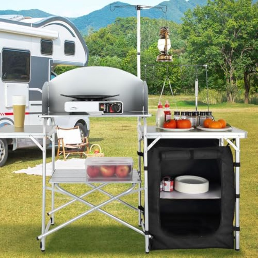 Camping Kitchen Table, Folding - Camping Cooking Kitchen recension och pris