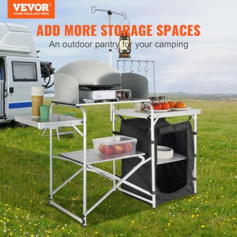 Camping Kitchen Table, Folding - Camping Cooking Kitchen recension och pris