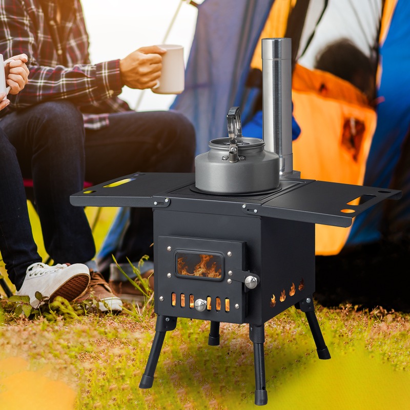 New Outdoor Camping BBQ Grill  - Camping Cooking Fire Pit recension och pris