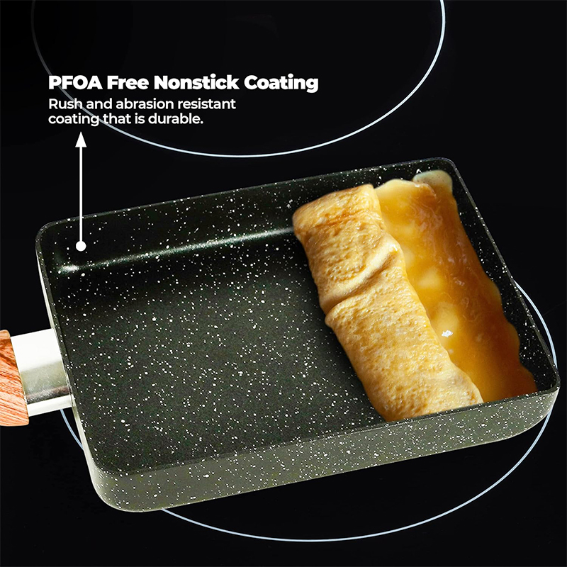 Japanese Omelette Pan Egg Roll - Camping Cooking Without Gas recension och pris