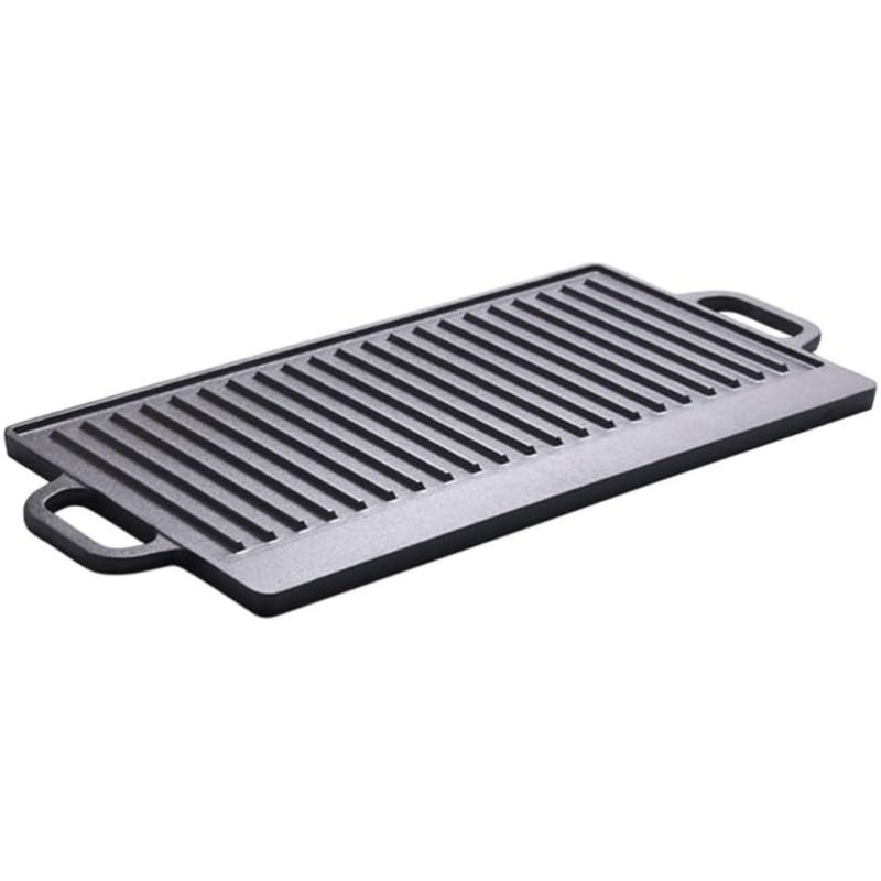 Uncoated Cast Iron Grill Plate - Camping Cooking Range recension och pris