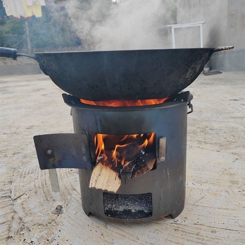 Multifunctional Wood & Charcoa - Camping Cooking Fire Pit recension och pris