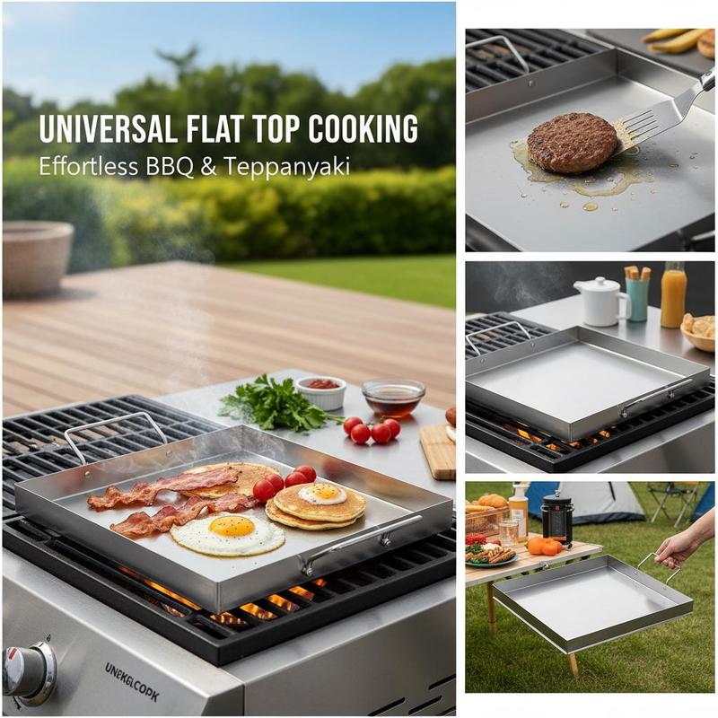 Universal Flat Top Griddle 18x - Camping Hiking Cooking recension och pris