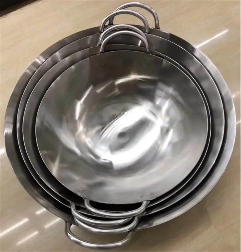 304 stainless steel wok 50 60  - Camping Cooking Without Gas recension och pris