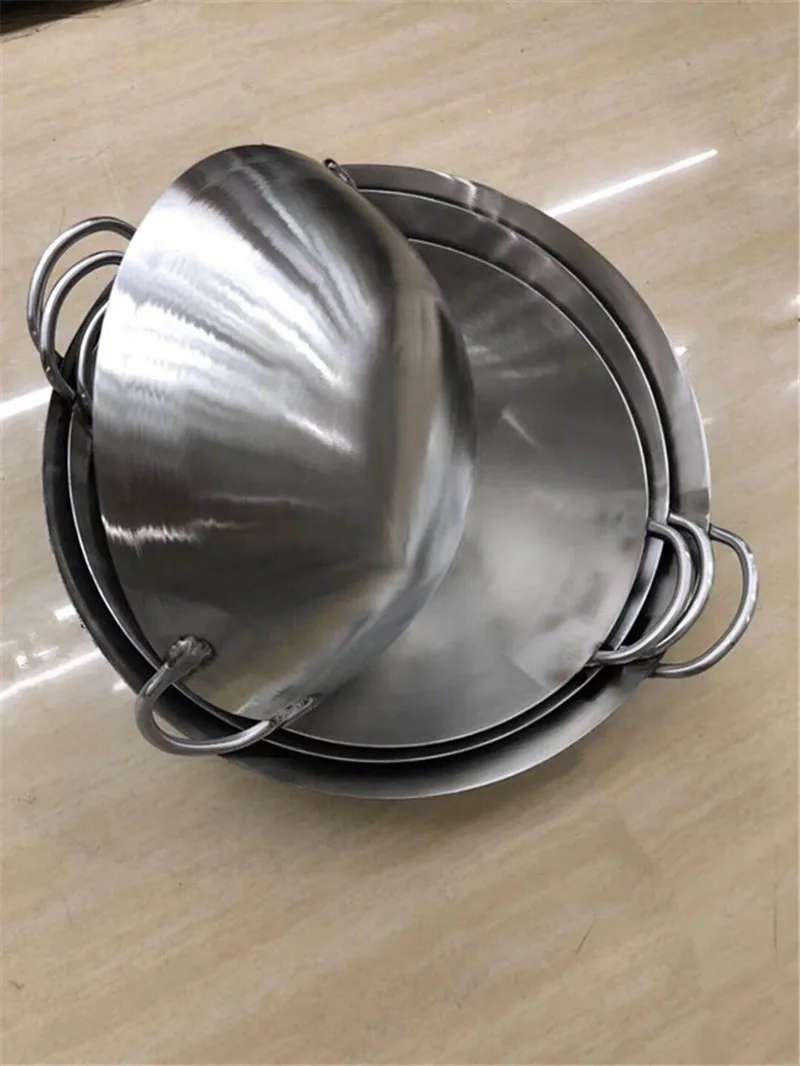 304 stainless steel wok 50 60  - Camping Cooking Without Gas recension och pris