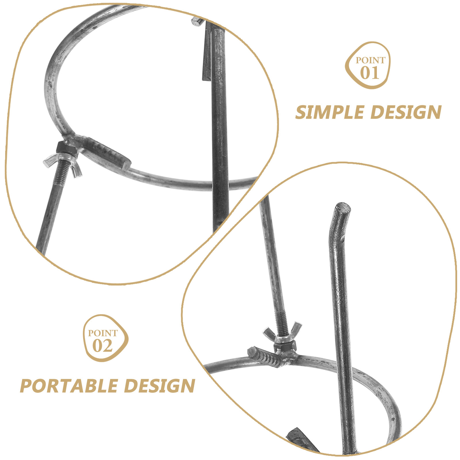 Carbon Steel Camping Tripod Ou - Camping Cooking Fire Pit recension och pris