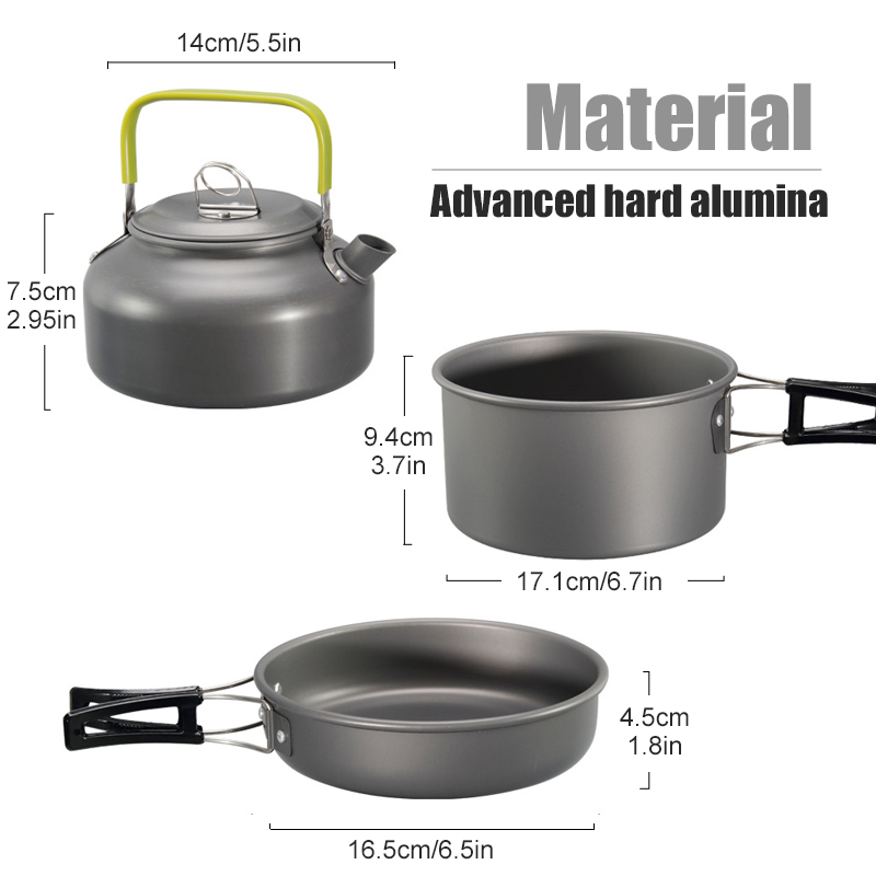 WESTTUNE Camping Cookware Kit  - Camping Hiking Cooking recension och pris