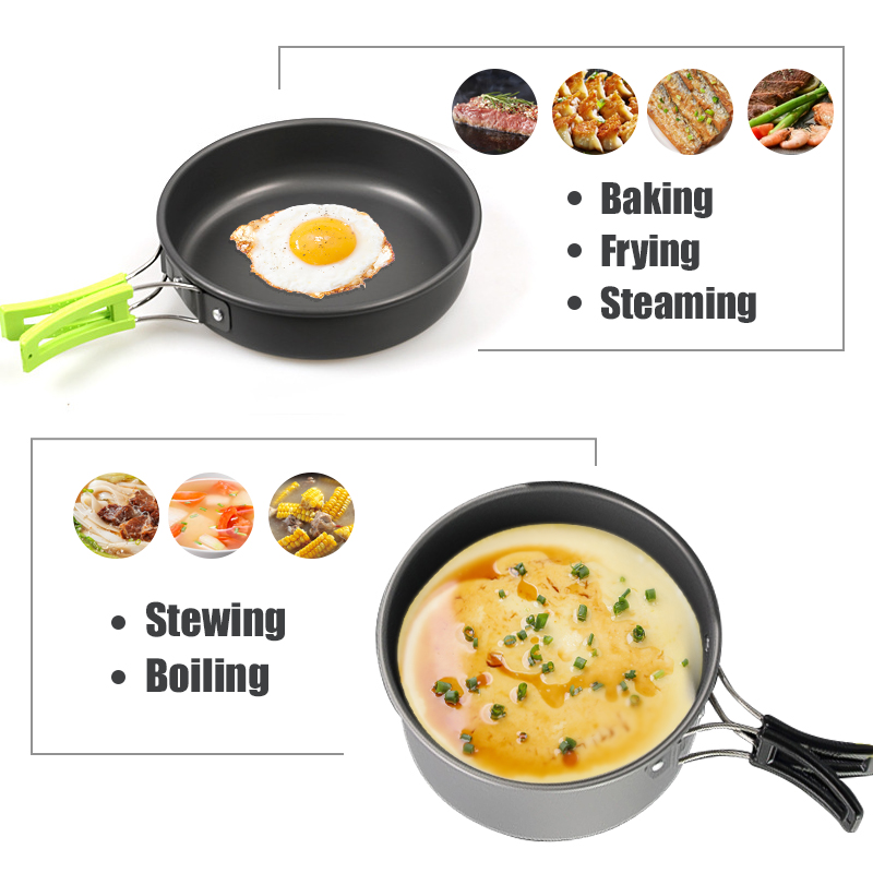 WESTTUNE Camping Cookware Kit  - Camping Hiking Cooking recension och pris