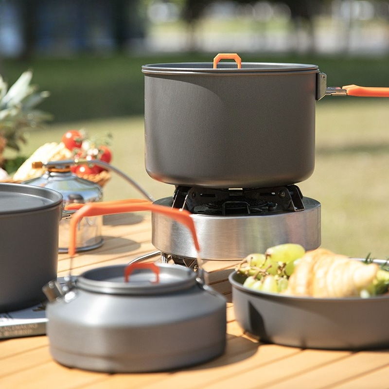 [Hot Sale Set] Outdoor Furnace - Camping Cooking Set For 4 recension och pris