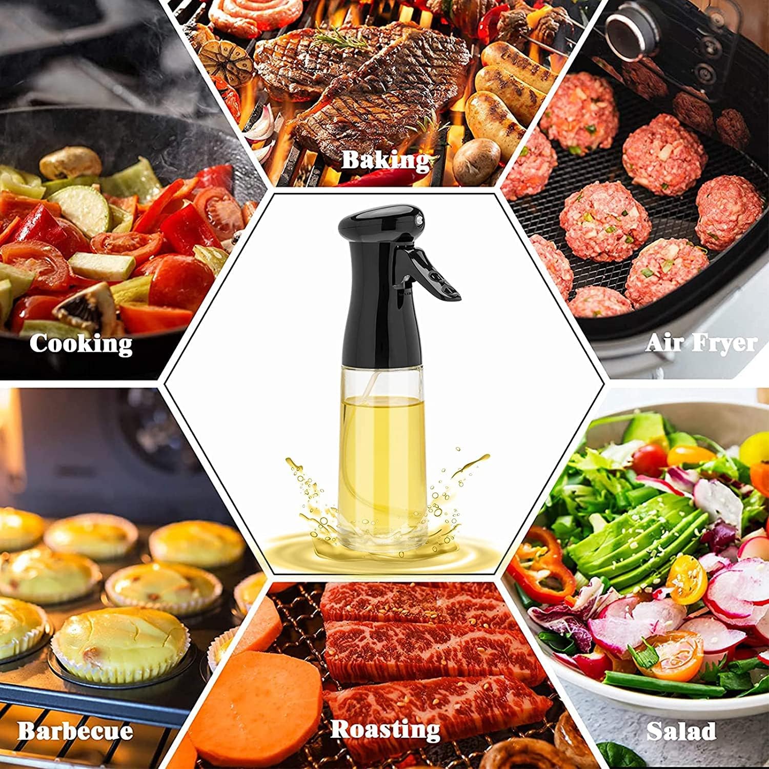 200/300/500ml Oil Spray olive  - Camping Cooking Oil Container recension och pris