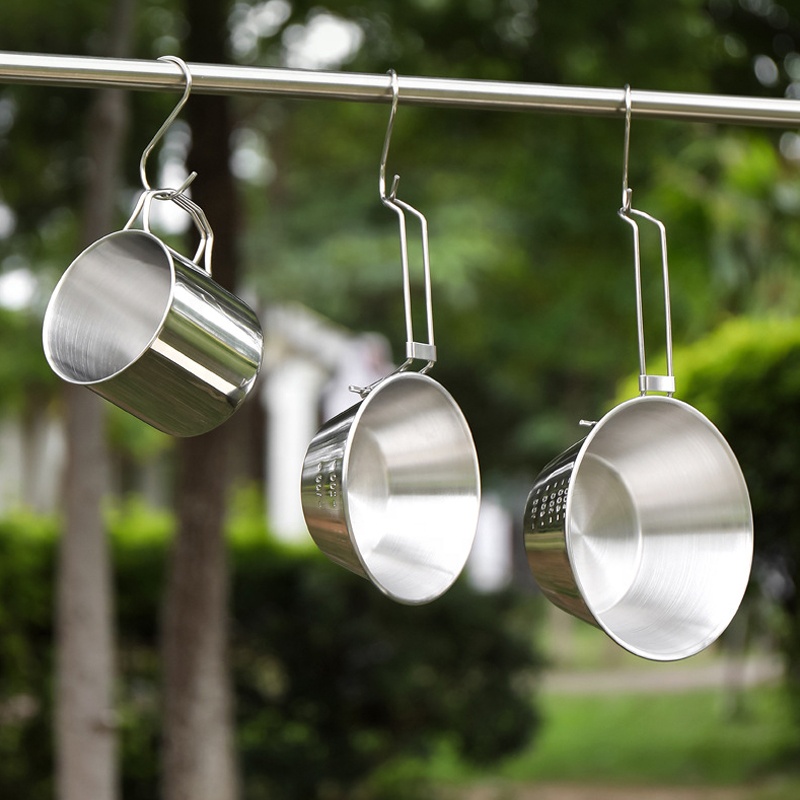 Hot Sale 304 Stainless Steel O - Camping Cooking Mess Kit recension och pris
