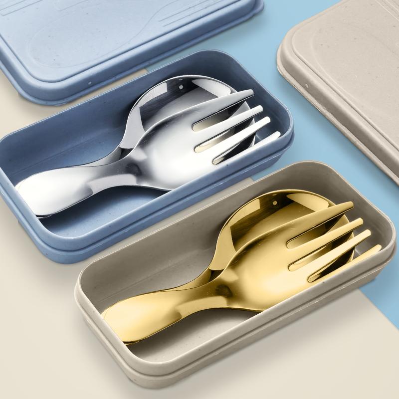 Stainless Steel Tableware Set  - Camping Hiking Cooking recension och pris
