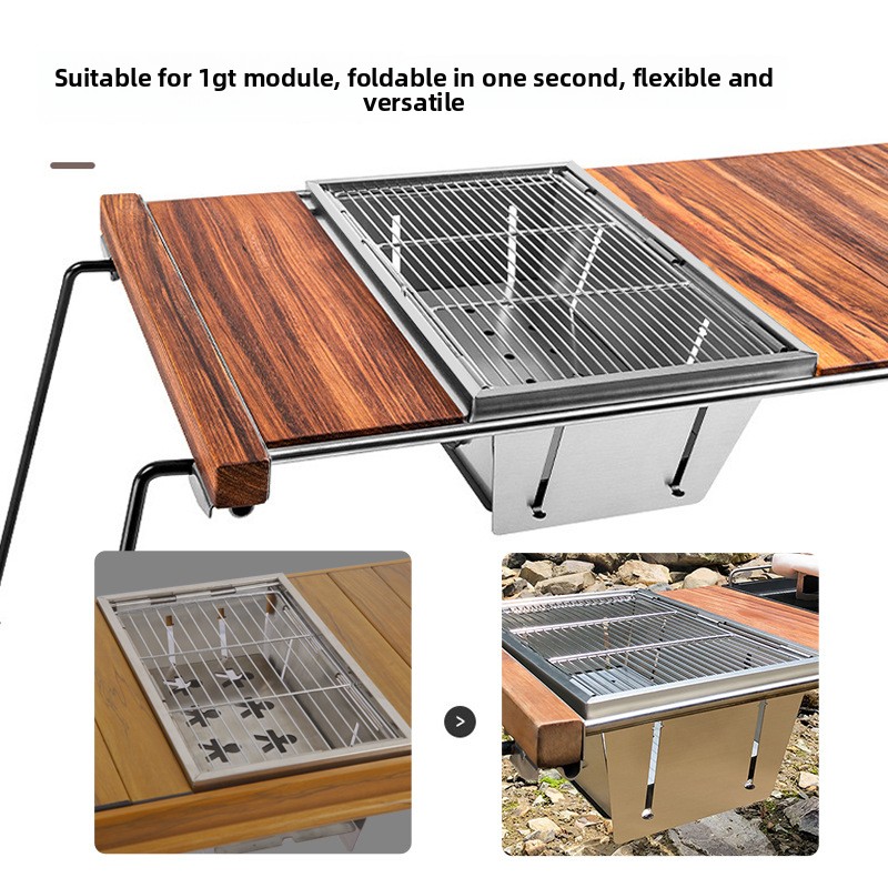 IGT Outdoor Camping Foldable S - Camping Cooking Fire Pit recension och pris