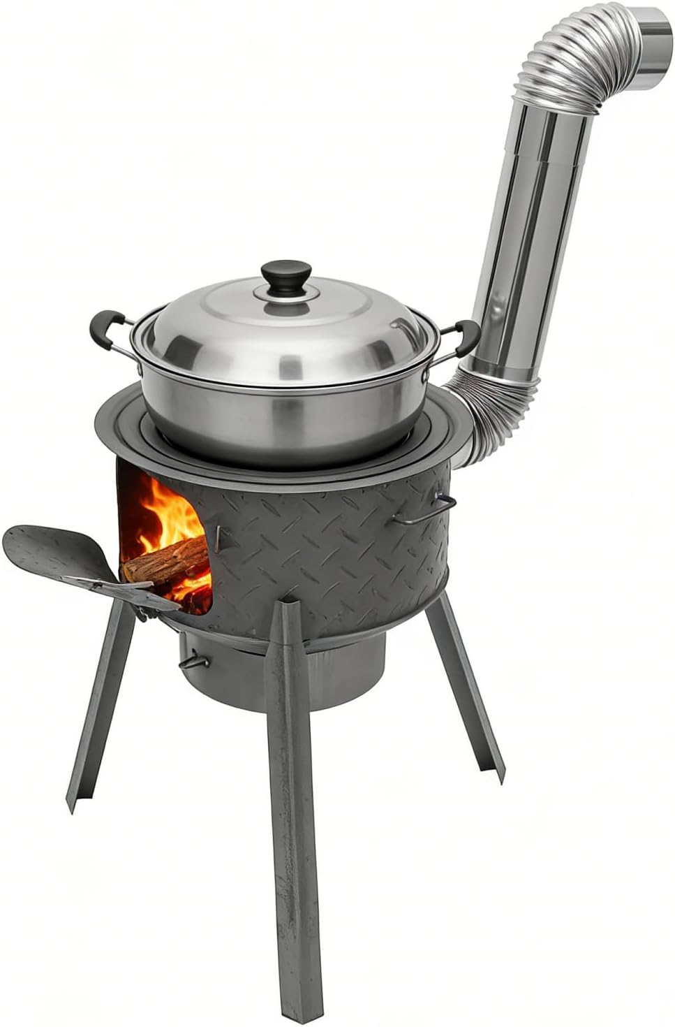 Portable Wood Burning Rocket S - Camping Hiking Cooking recension och pris