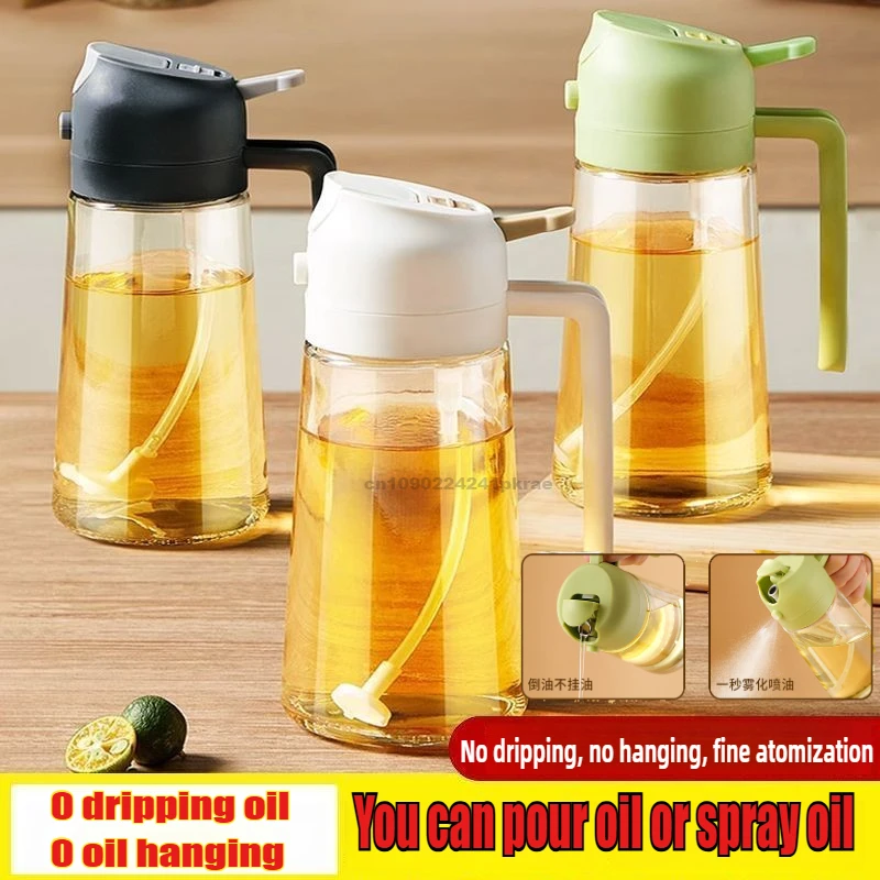 Olive Oil Spray Bottle for Oil - Camping Cooking Oil Container recension och pris