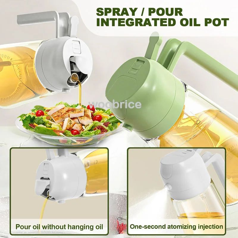 Olive Oil Spray Bottle for Oil - Camping Cooking Oil Container recension och pris