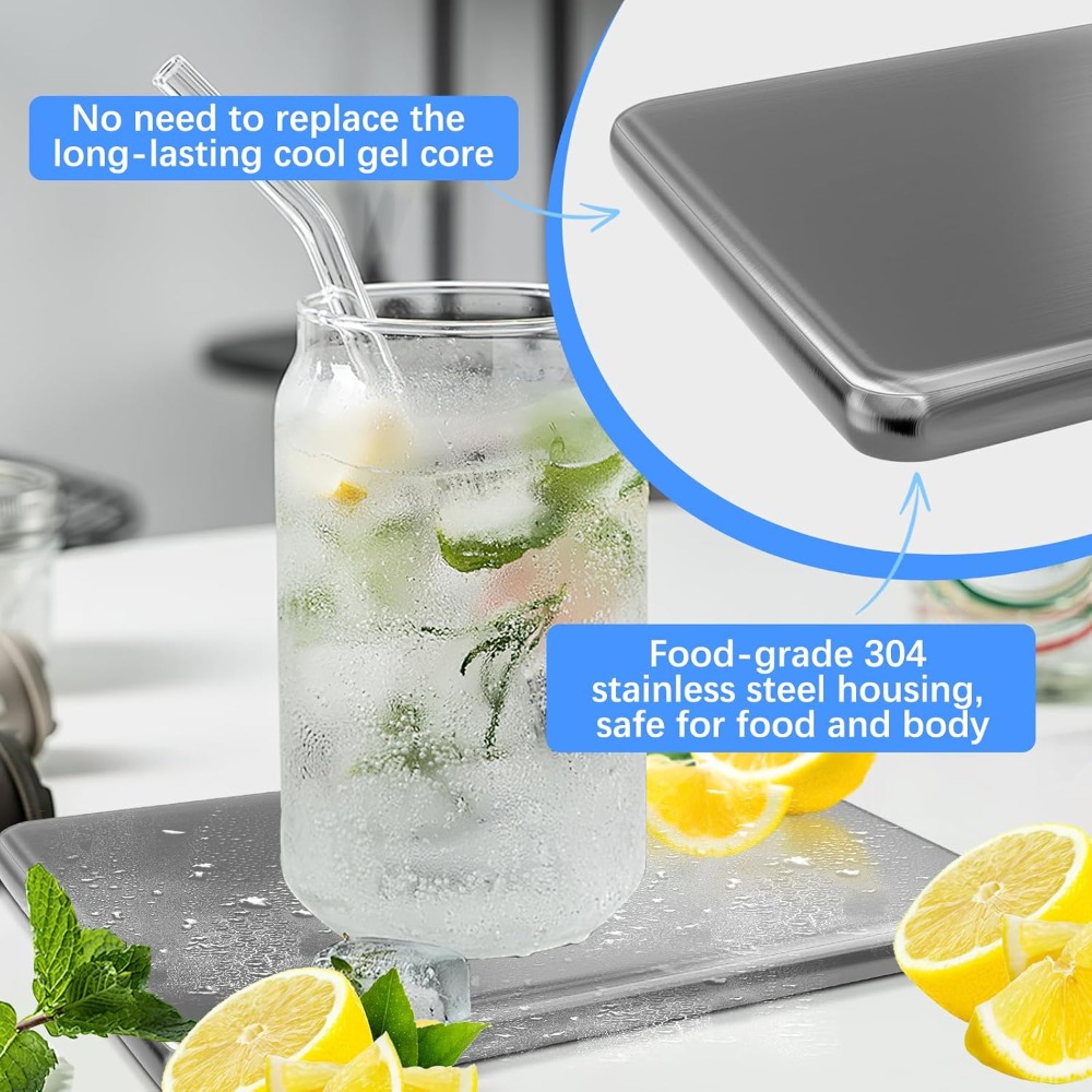 Stainless Steel Ice Pack for C - Camping Cooking Basket recension och pris