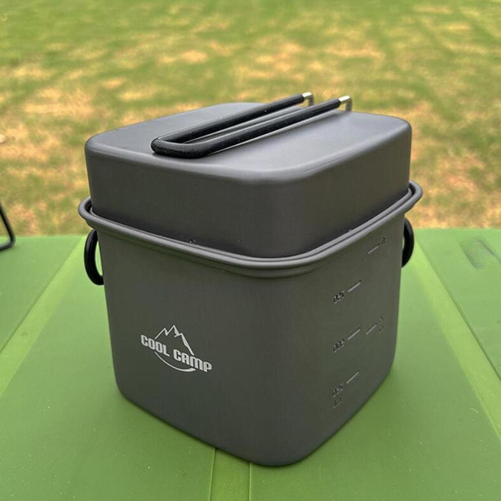 Camping Cookware Set Frying Pa - Camping Hiking Cooking recension och pris
