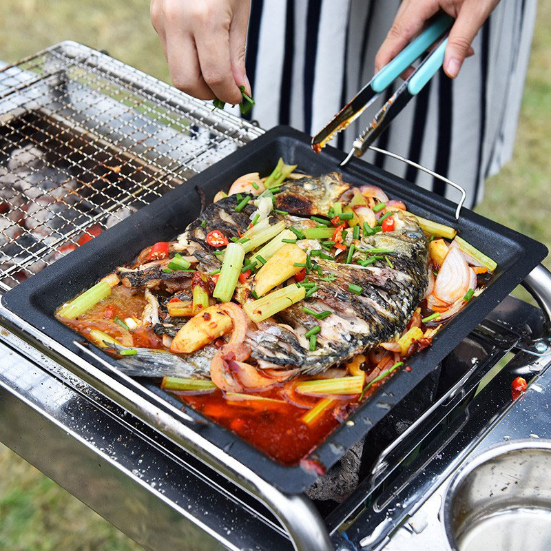 Outdoors Thick Square Grill Pa - Camping Hiking Cooking recension och pris