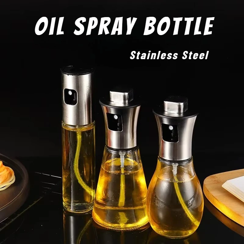 1Pc Stainless Steel Oil Spray  - Camping Cooking Oil Container recension och pris