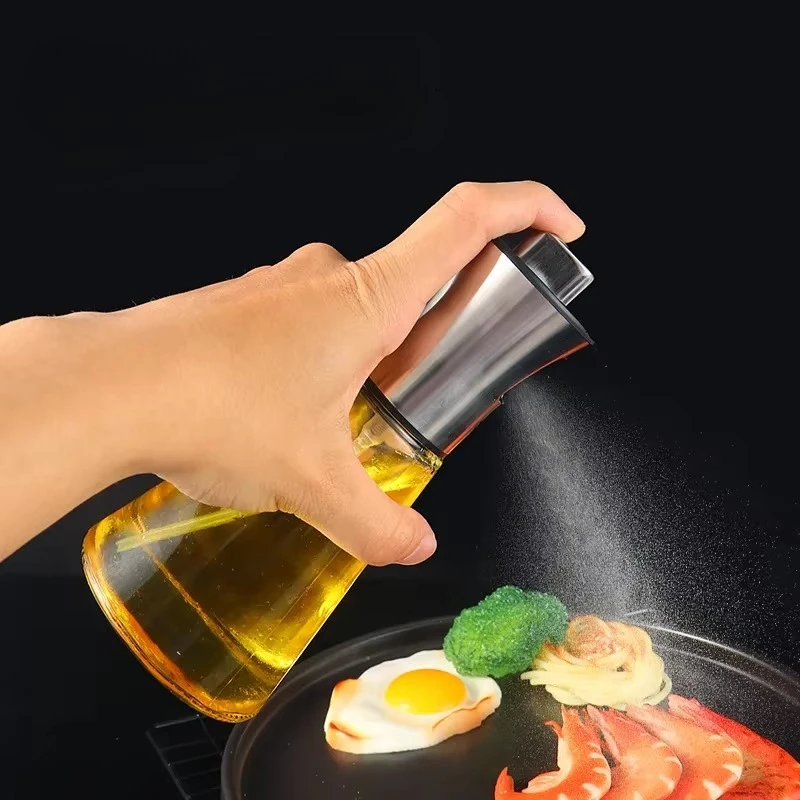 1Pc Stainless Steel Oil Spray  - Camping Cooking Oil Container recension och pris