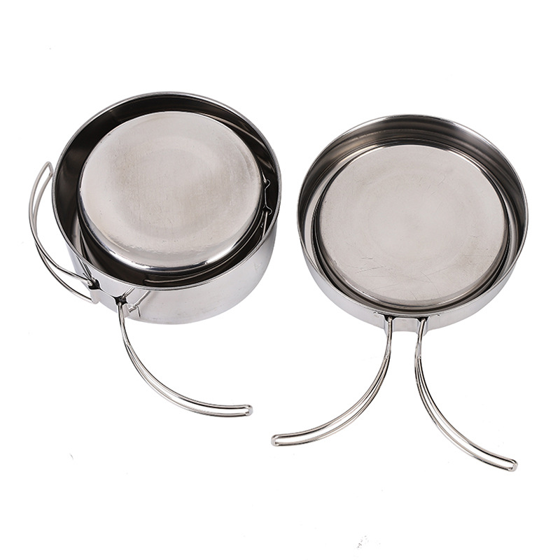 CLS 4-Piece Stainless Steel Ca - Camping Cooking Set For 4 recension och pris