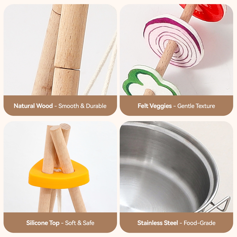 Montessori Cooking Experience  - Camping Cooking Set For 4 recension och pris