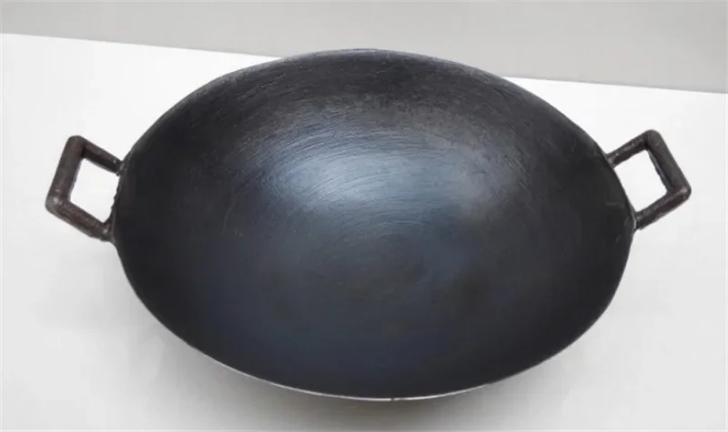 double ear cast iron wok cooki - Camping Cooking Without Gas recension och pris