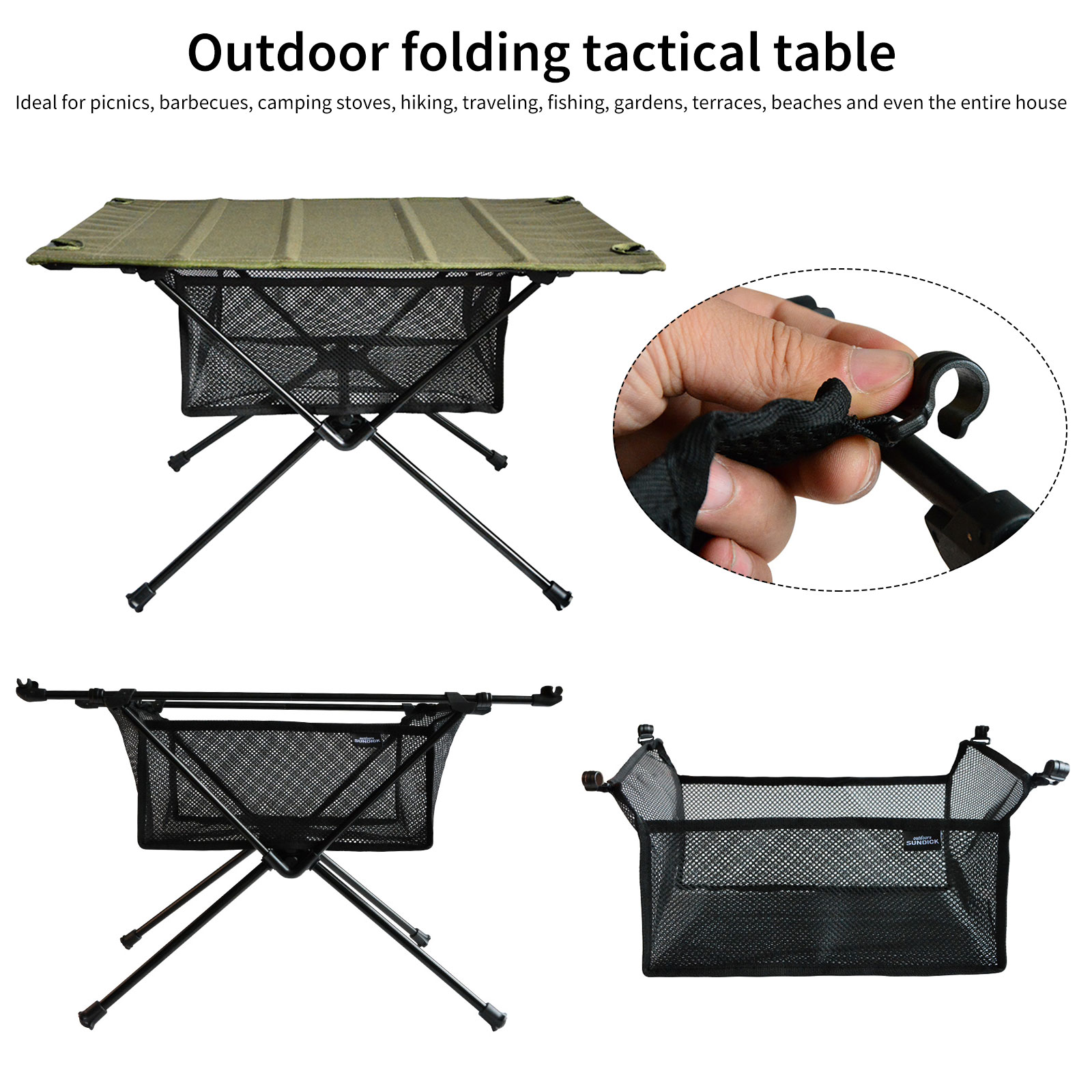 Mesh Basket Organizer Camping  - Camping Cooking Basket recension och pris