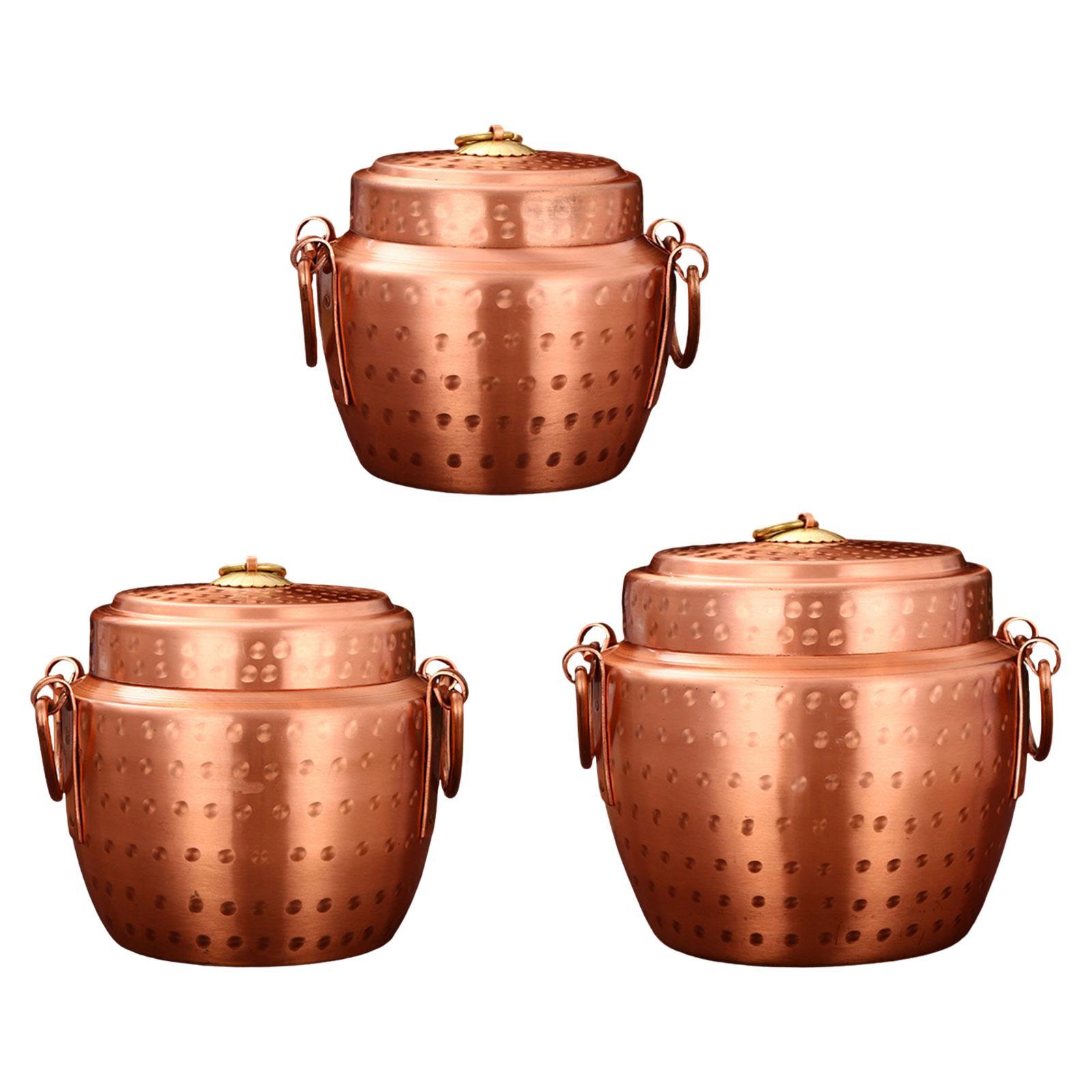 Copper Pot Handmade Thickened  - Camping Cooking Kitchen recension och pris