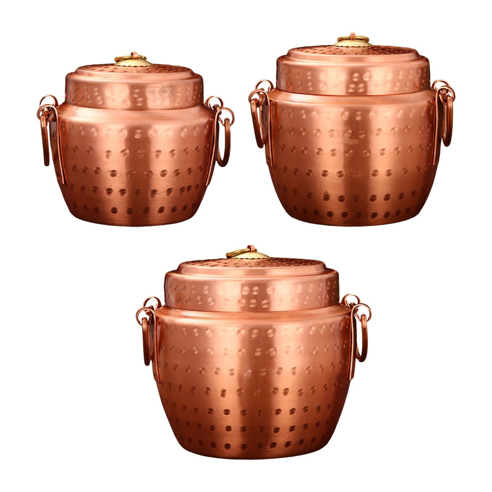 Copper Pot Handmade Thickened  - Camping Cooking Kitchen recension och pris