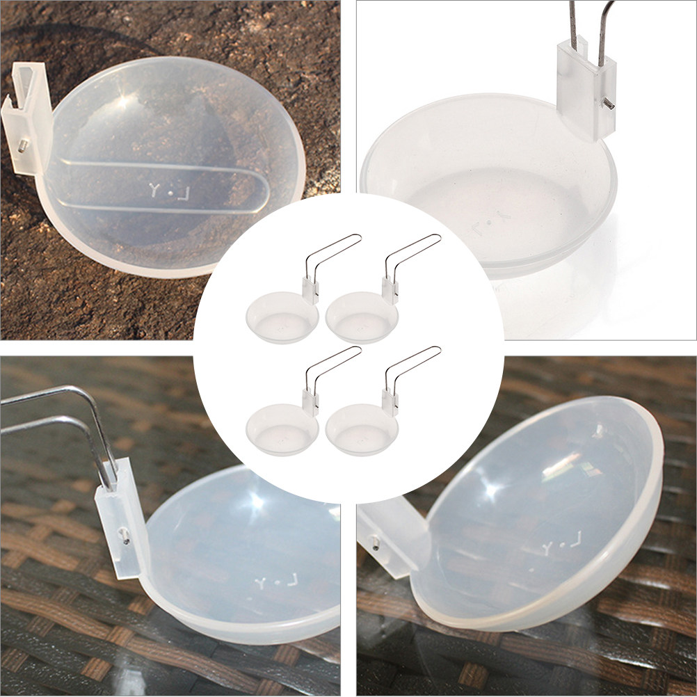 4Pcs Folding Soup Ladle Portab - Camping Hiking Cooking recension och pris