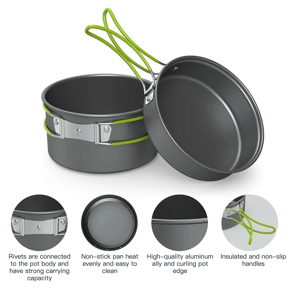 Outdoor Cooking Camping Utensi - Camping Cooking Set For 4 recension och pris
