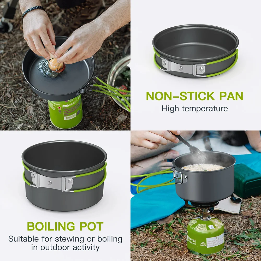 Outdoor Cooking Camping Utensi - Camping Cooking Set For 4 recension och pris