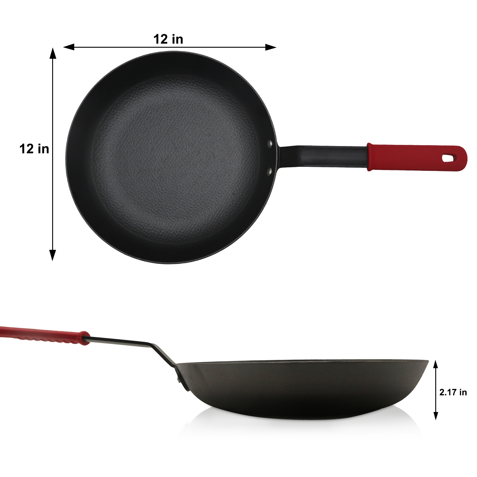 HANSMART 12In Pre-Seasoned Lig - Camping Cooking Without Gas recension och pris