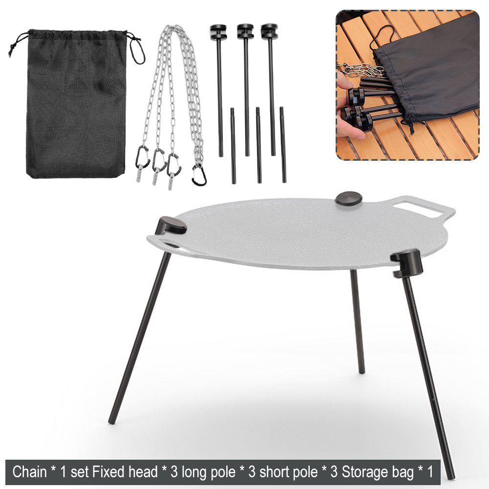 Barbecue Tray Support Adjustab - Camping Cooking Range recension och pris