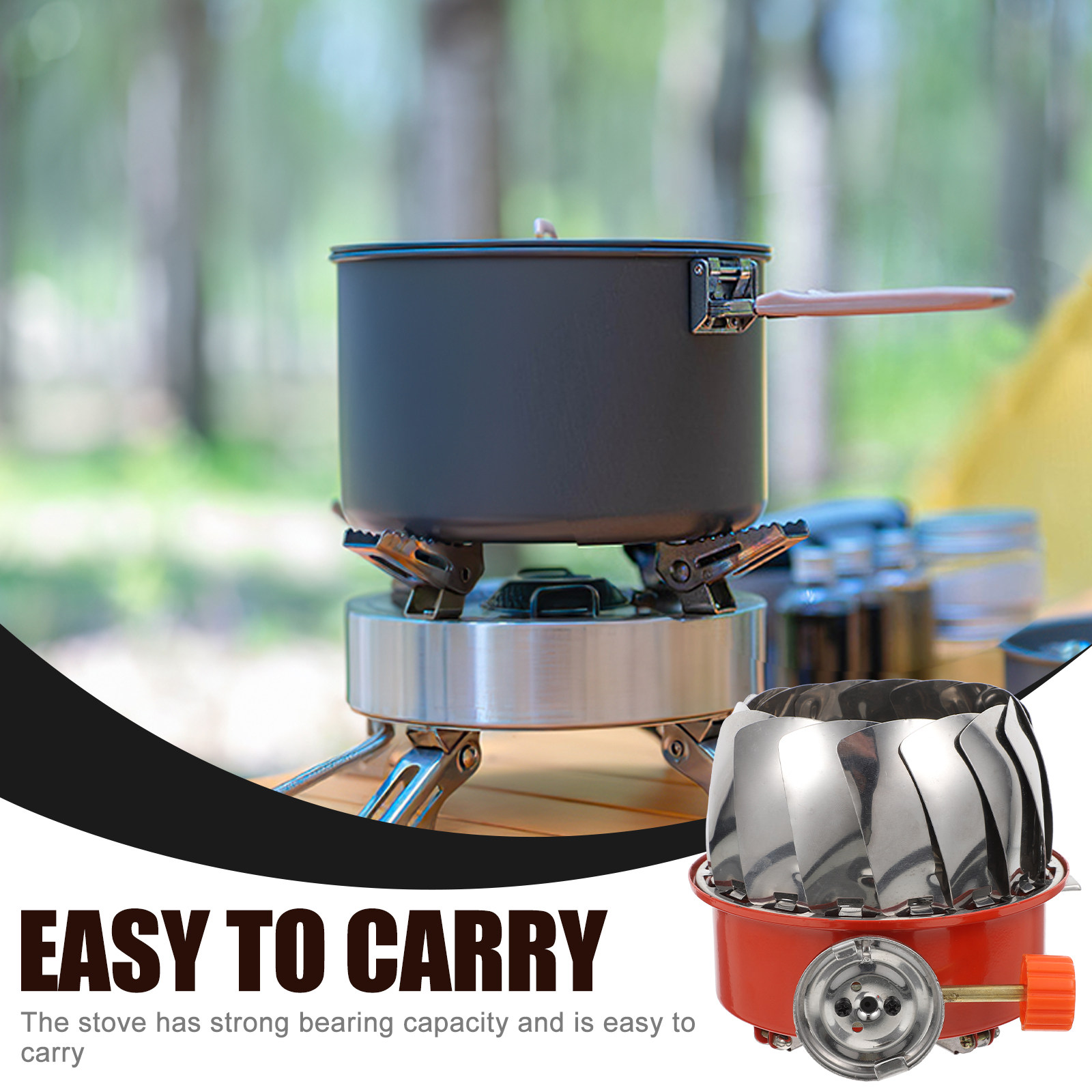 Mini Portable Lotus Furnace Wi - Camping Cooking Range recension och pris