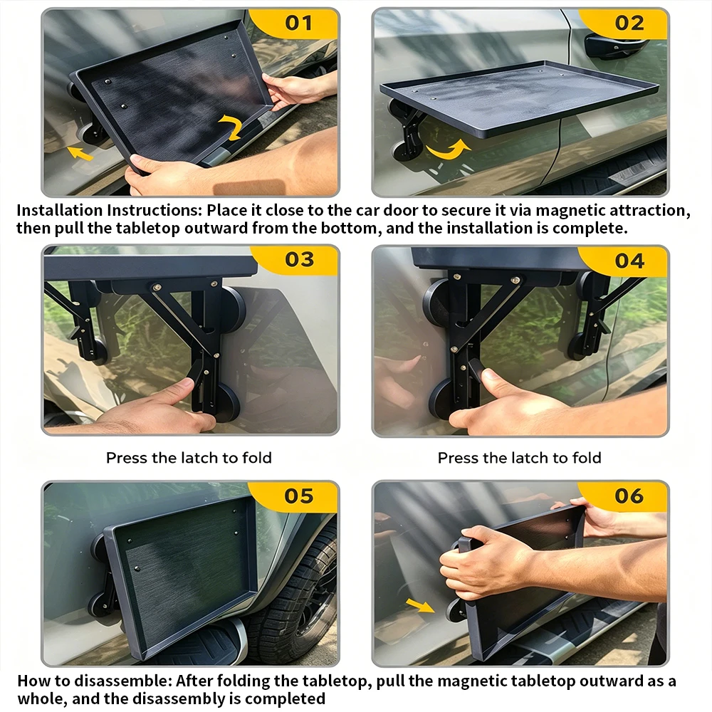 Portable Car Side Door Hanging - Camping Hiking Cooking recension och pris