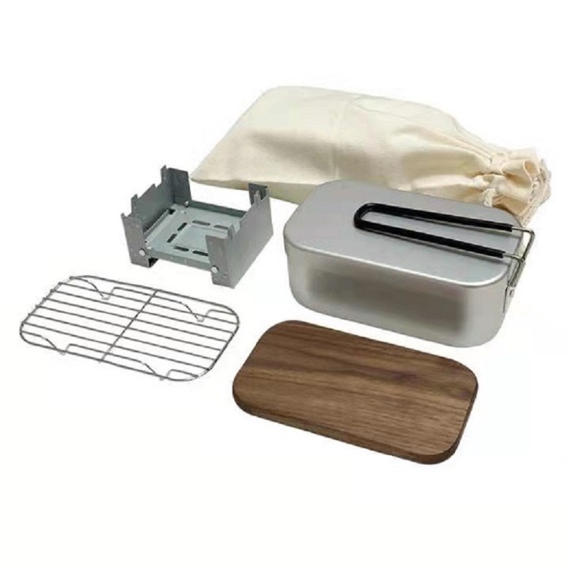 Outdoor Aluminium Mess Kit, St - Camping Cooking Mess Kit recension och pris