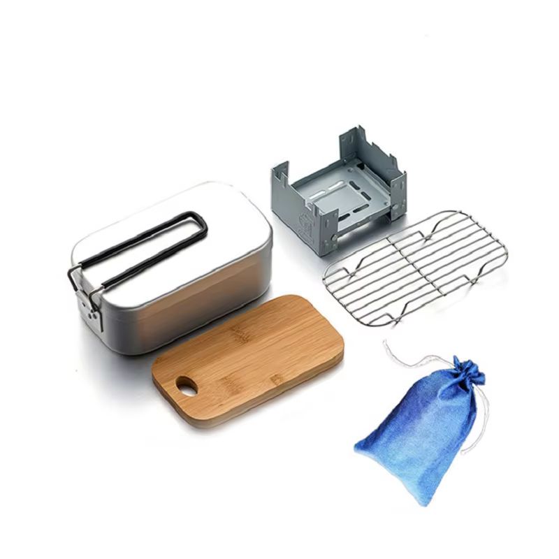 Outdoor Aluminium Mess Kit, St - Camping Cooking Mess Kit recension och pris