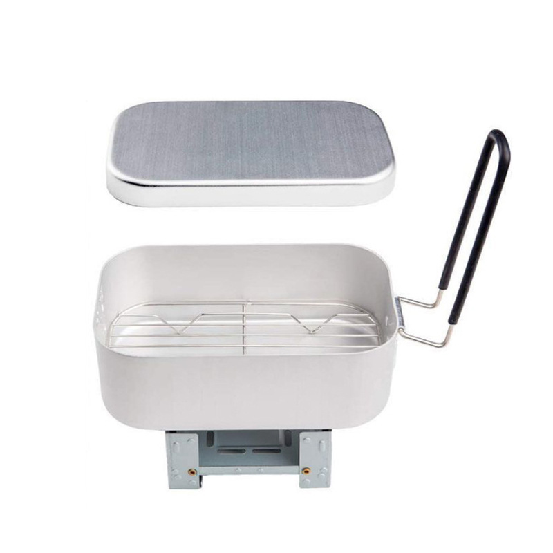 Outdoor Aluminium Mess Kit, St - Camping Cooking Mess Kit recension och pris