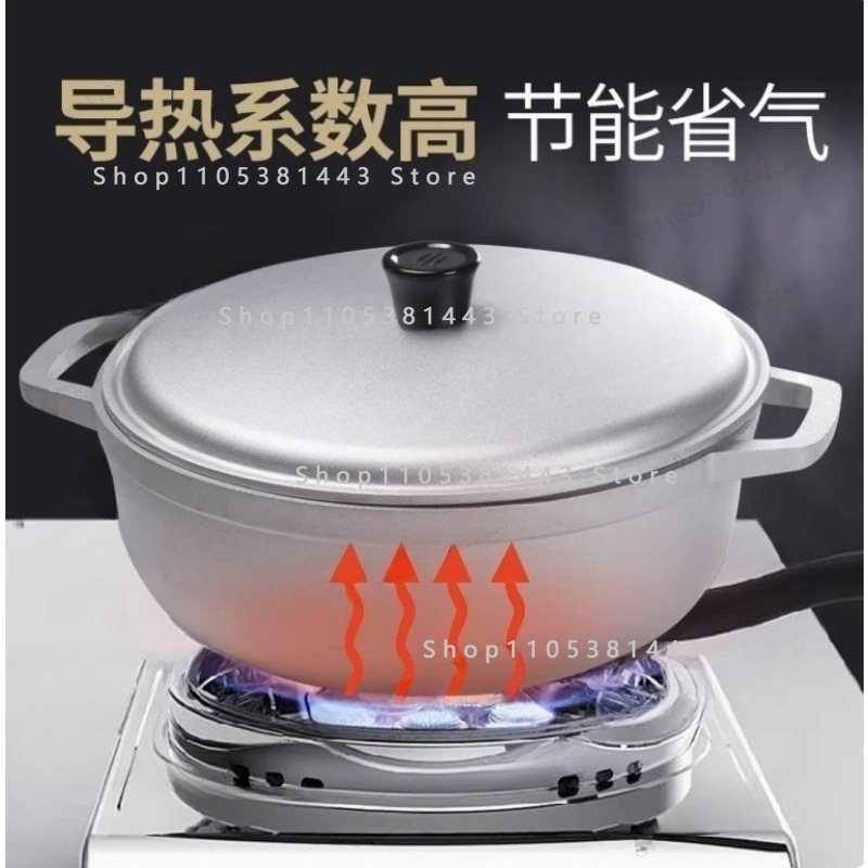 Small Aluminum Alloy Soup Pot  - Camping Cooking Without Gas recension och pris