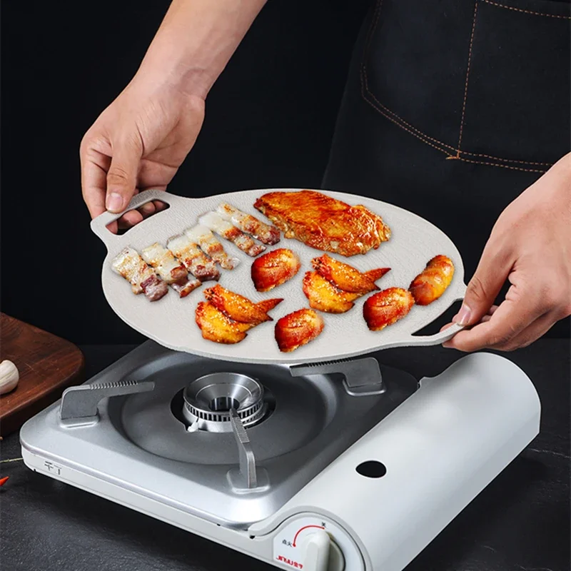 Nonstick Camping Round Frying  - Camping Cooking Without Gas recension och pris