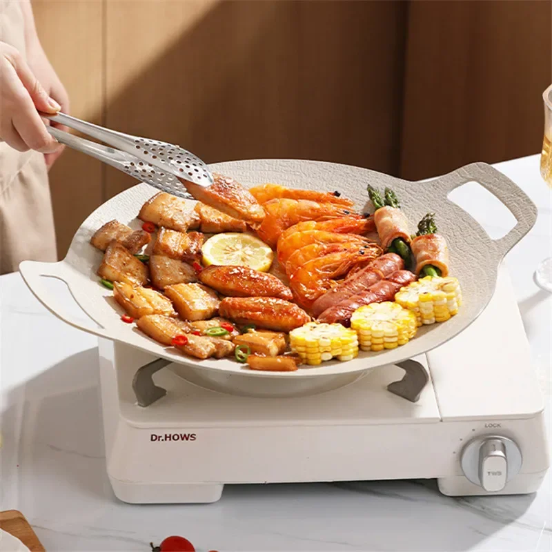 Nonstick Camping Round Frying  - Camping Cooking Without Gas recension och pris