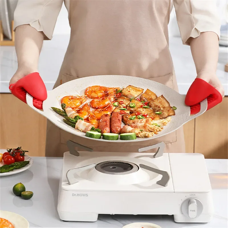 Nonstick Camping Round Frying  - Camping Cooking Without Gas recension och pris